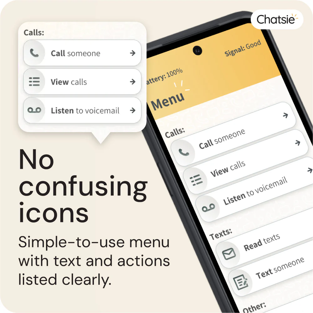 Chatsie Smartphone – Easy-to-Use Android Phone - Image 3