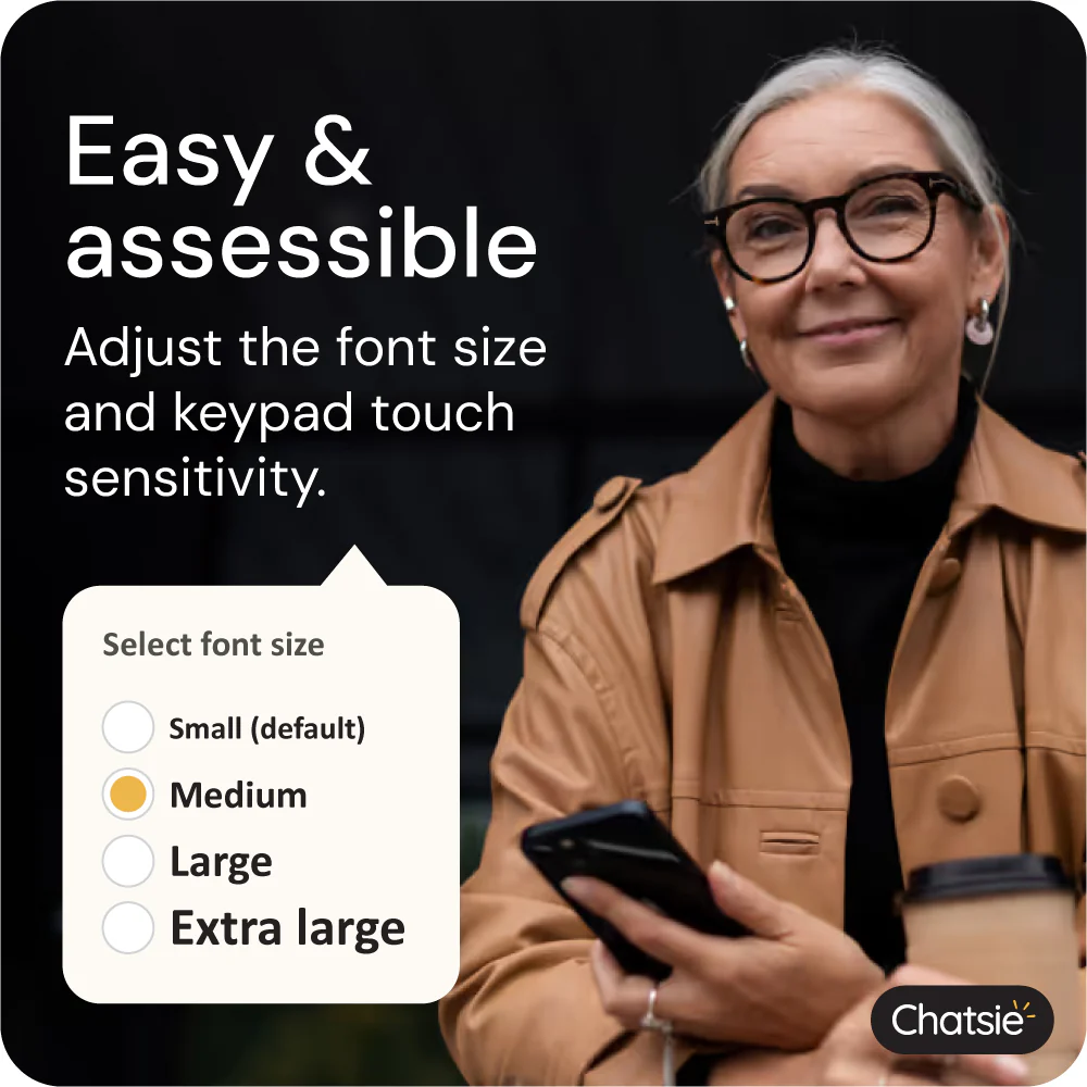 Chatsie Smartphone – Easy-to-Use Android Phone - Image 4