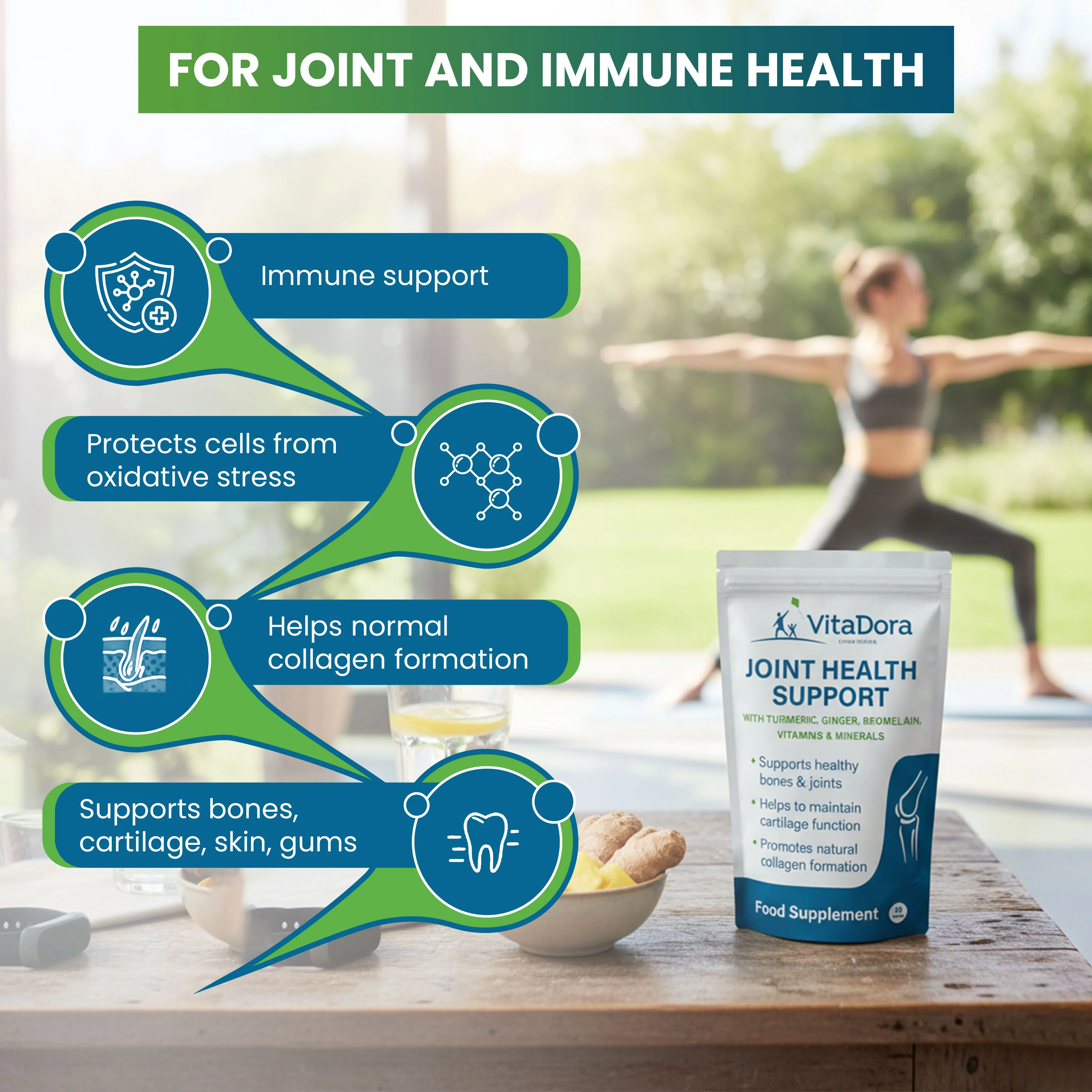 VitaDora Joint Health Support Supplements - 30 Day Supply - Image 3